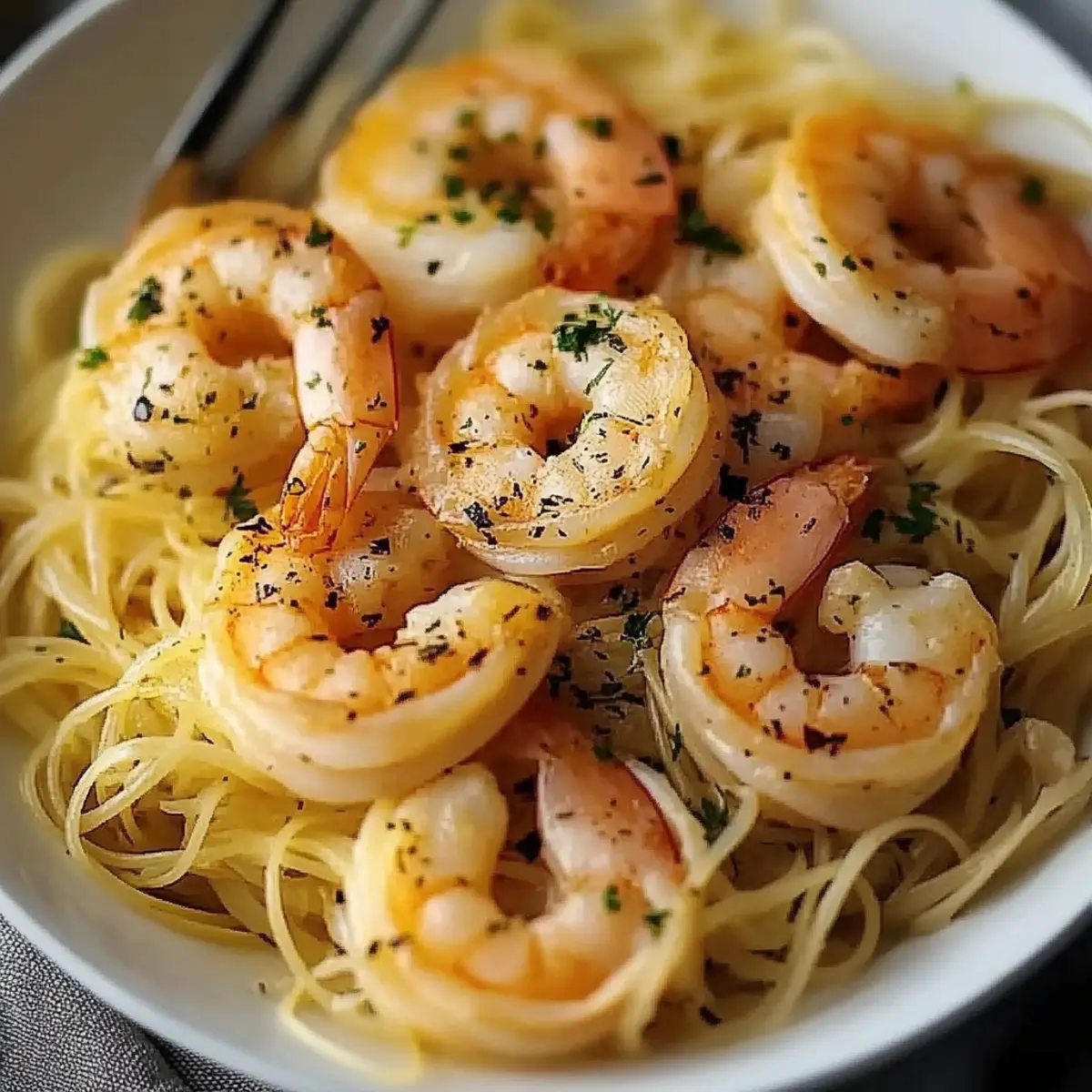 Garlic Butter Shrimp Scampi Pasta
