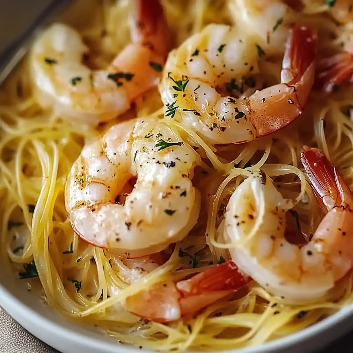 Garlic Butter Shrimp Scampi Pasta