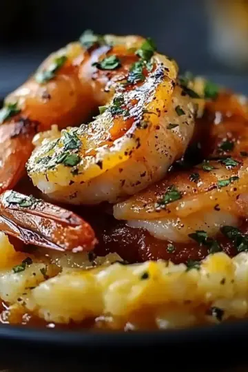 Garlic Shrimp Mofongo