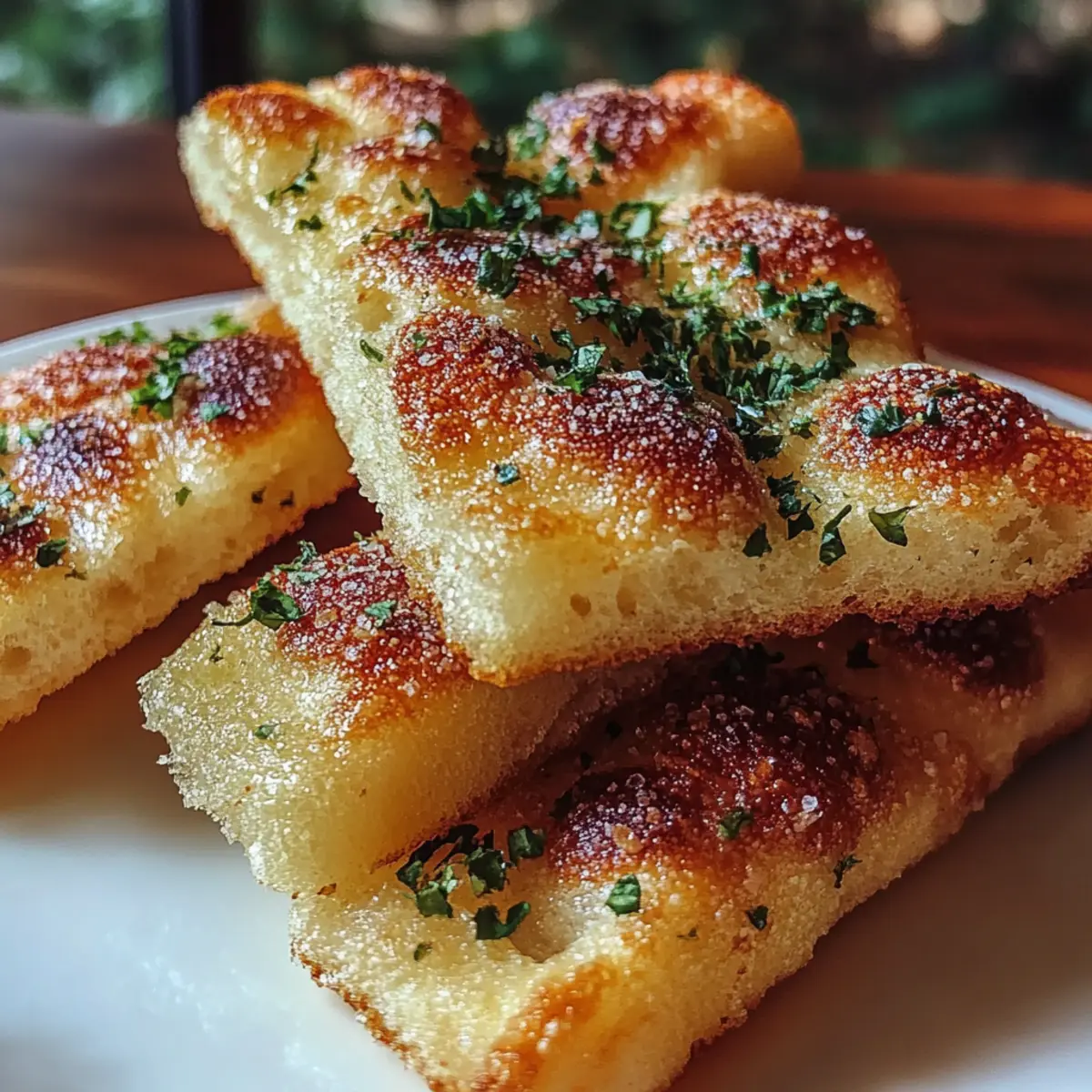 Gluten Free Garlic Pizza Breadsticks