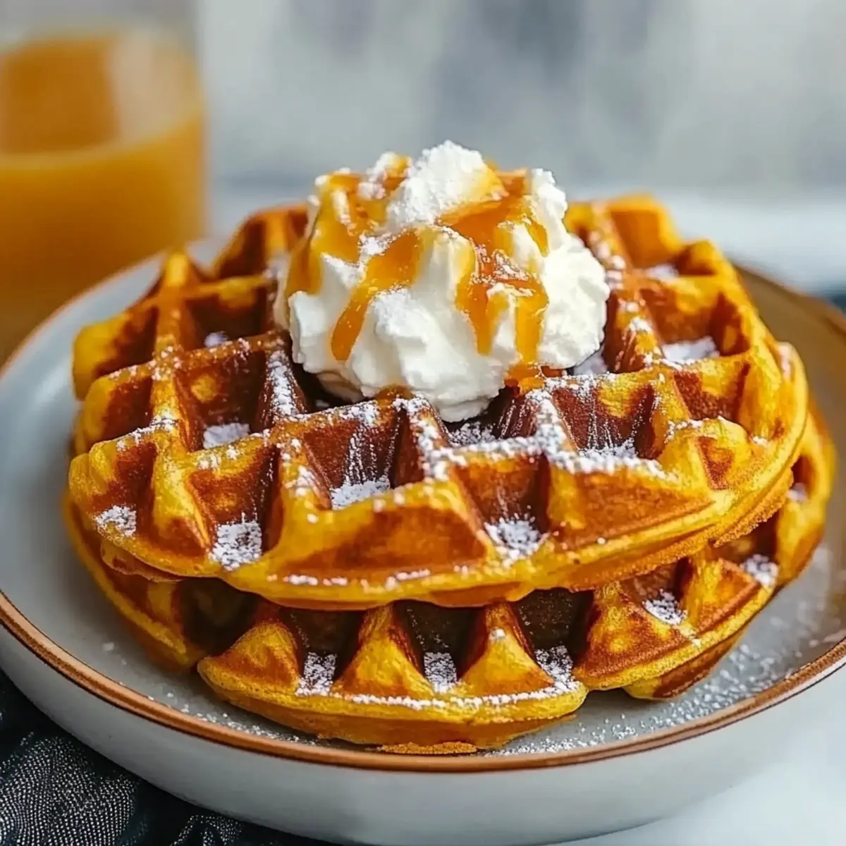 Gluten Free Sweet Potato Waffles