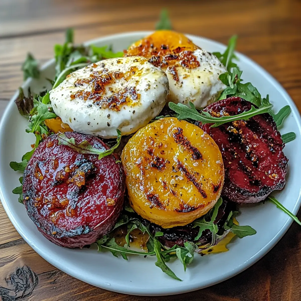 Golden Beets Burrata Sweet Potato