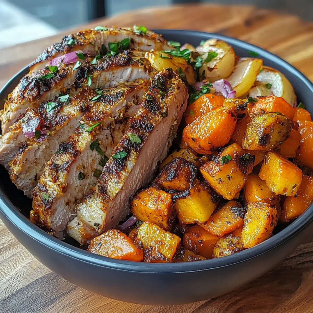 Grilled Chicken & Sweet Potato Bowl