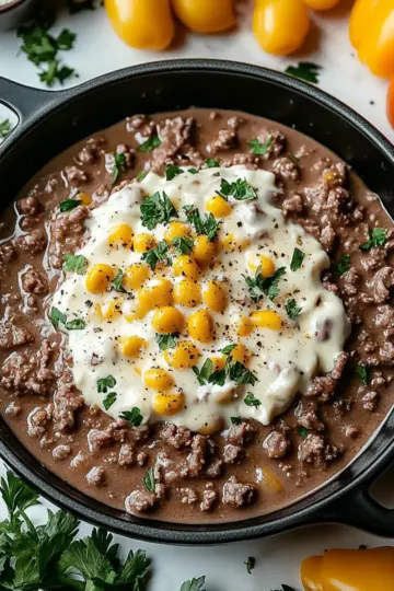 Ground Beef Stroganoff