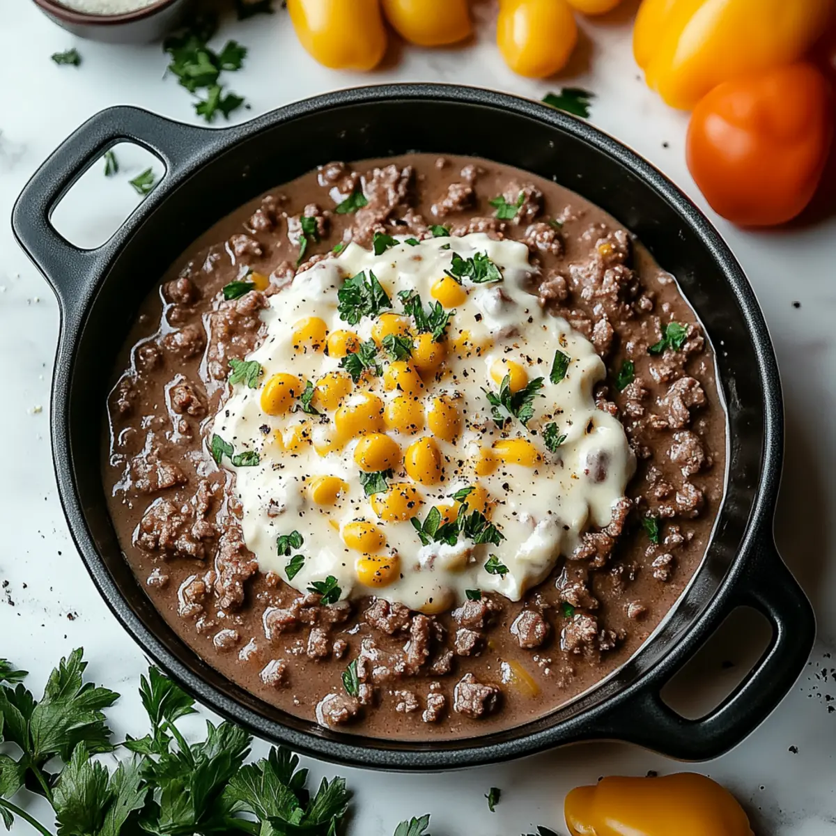Ground Beef Stroganoff