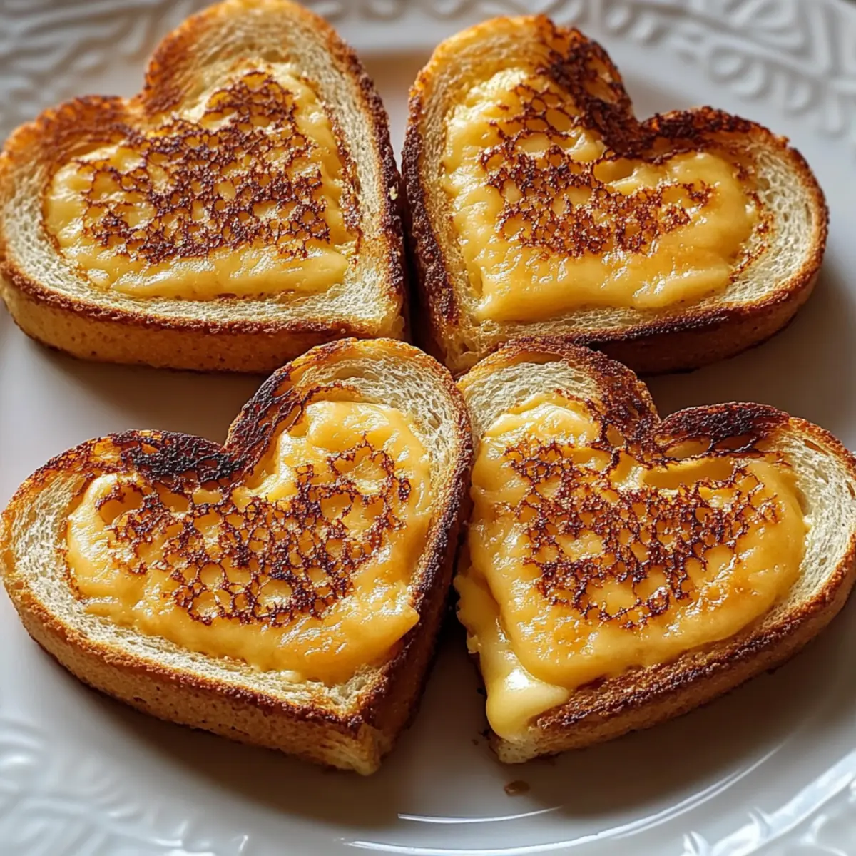 Heart-Shaped Grilled Cheese Dippers