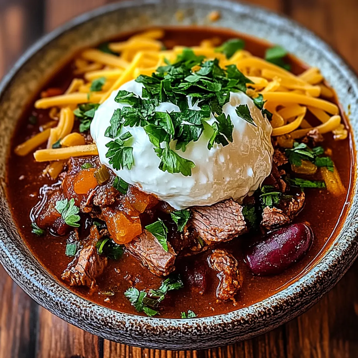 Hearty Crockpot Chili Colorado