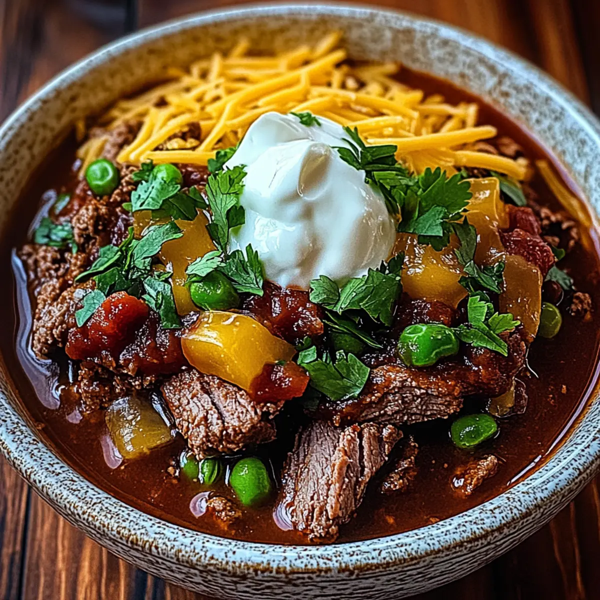 Hearty Crockpot Chili Colorado