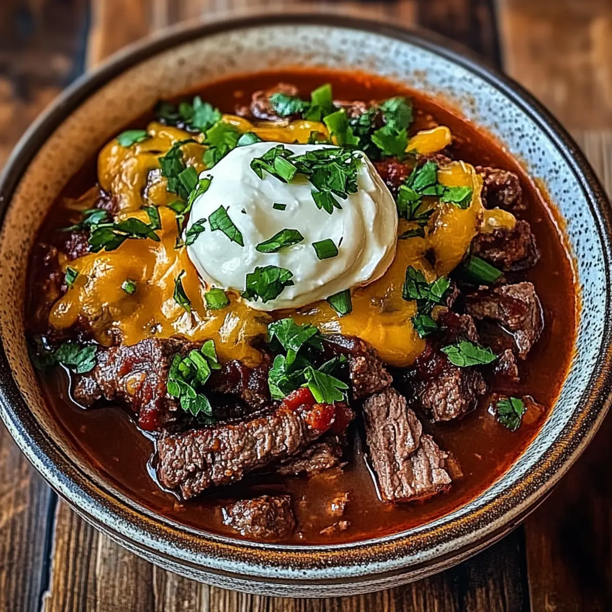 Hearty Crockpot Chili Colorado