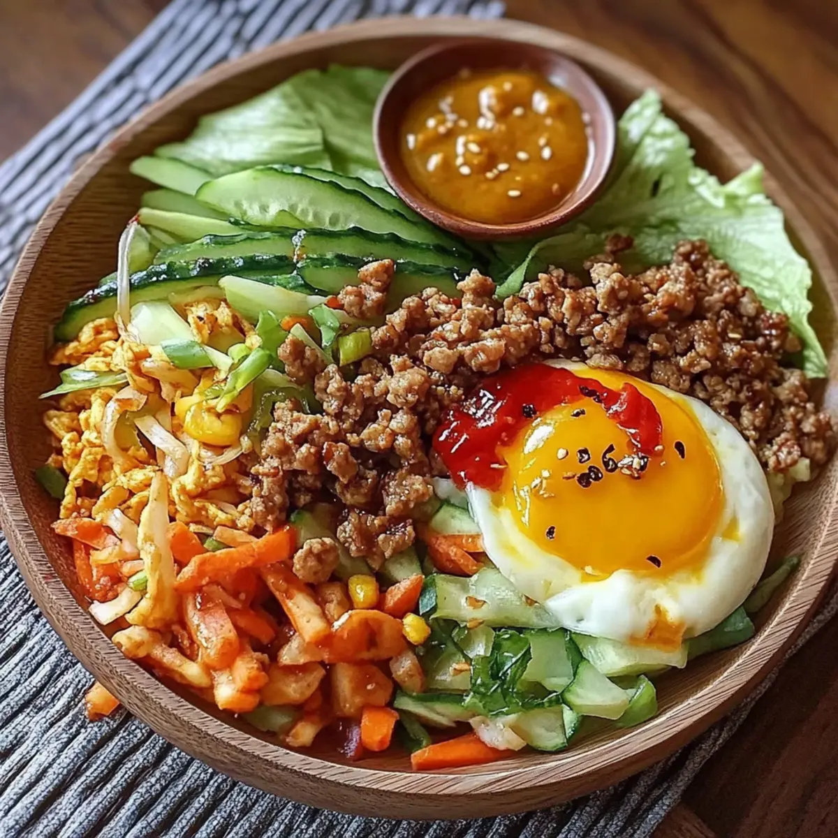 High Protein Egg Roll in a Bowl
