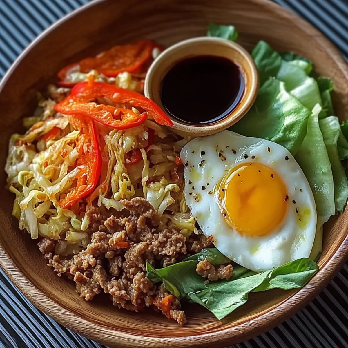 High Protein Egg Roll in a Bowl