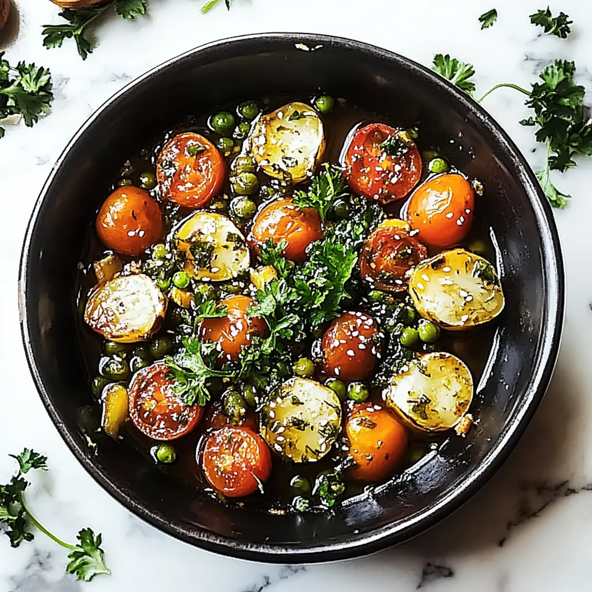 Honey Balsamic Brussels Sprouts