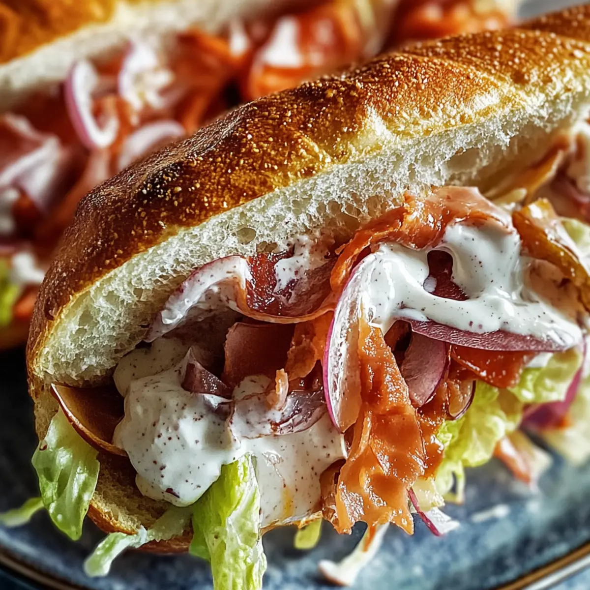 Italian Grinder Salad Sandwich