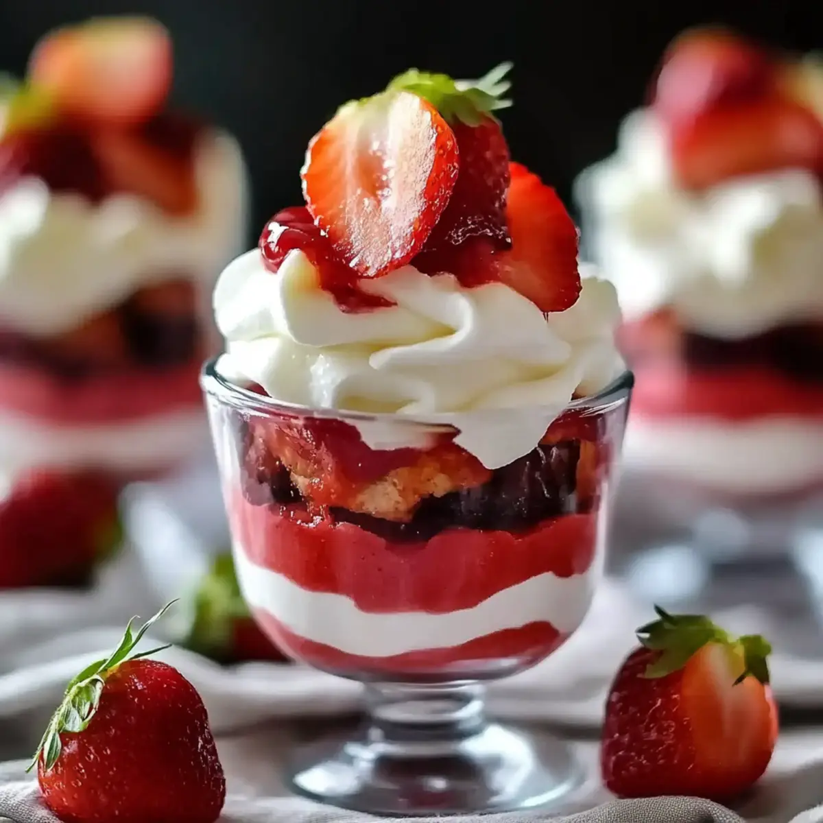 Jell-O Strawberry Parfait