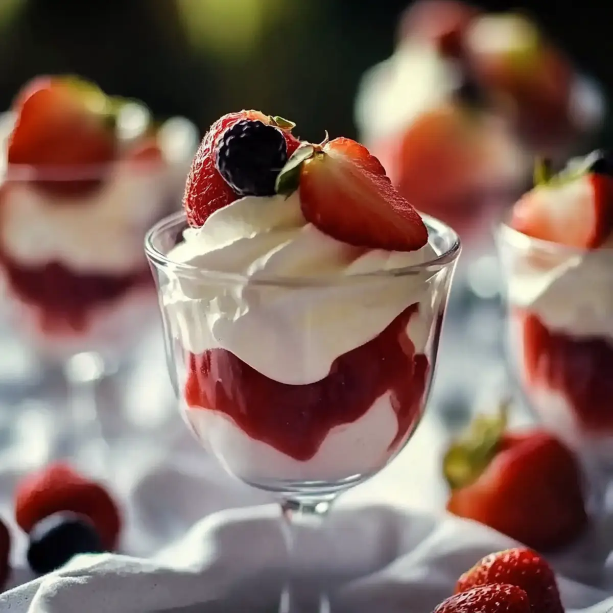 Jell-O Strawberry Parfait
