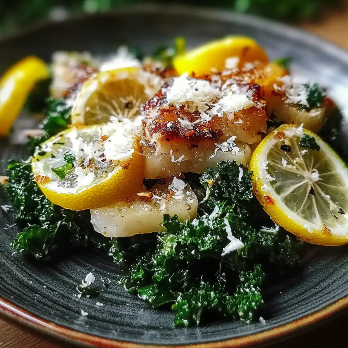 Lemon Parm Kale Salad