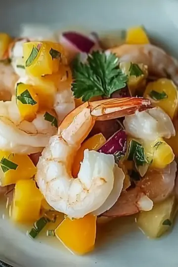Mango Shrimp Ceviche with Avocado