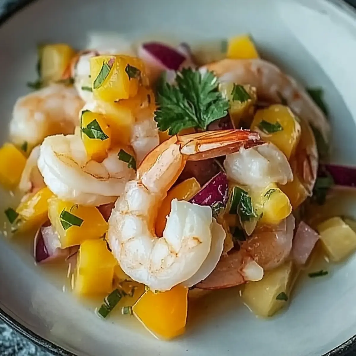 Mango Shrimp Ceviche with Avocado