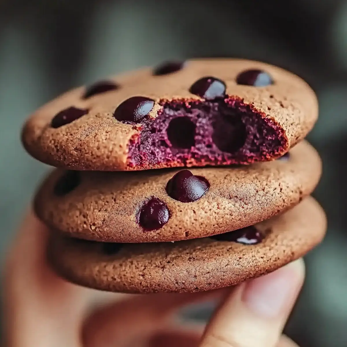 Maraschino Cherry Chocolate Chip Cookies