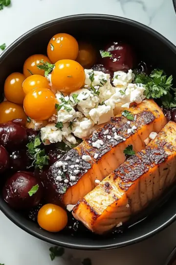 Mediterranean Salmon Bowl