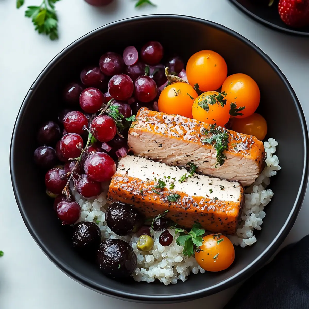 Mediterranean Salmon Bowl