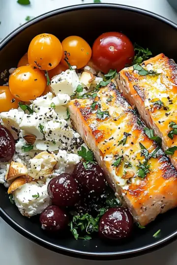 Mediterranean Salmon Bowl