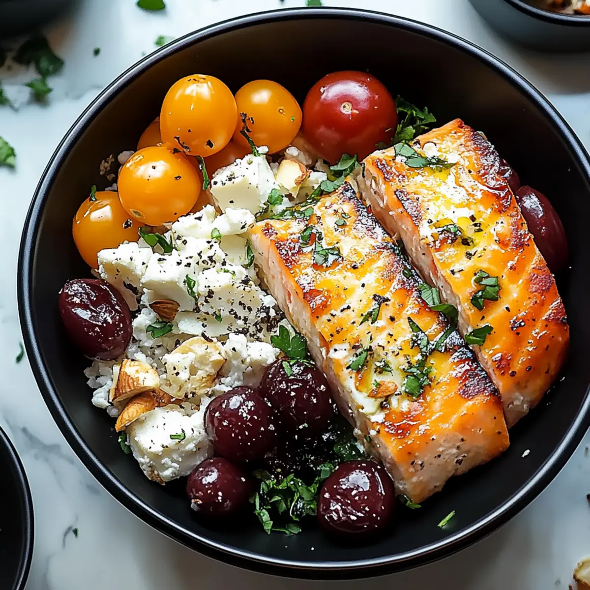 Mediterranean Salmon Bowl