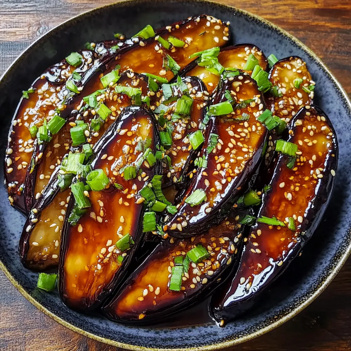 Miso Glazed Eggplant