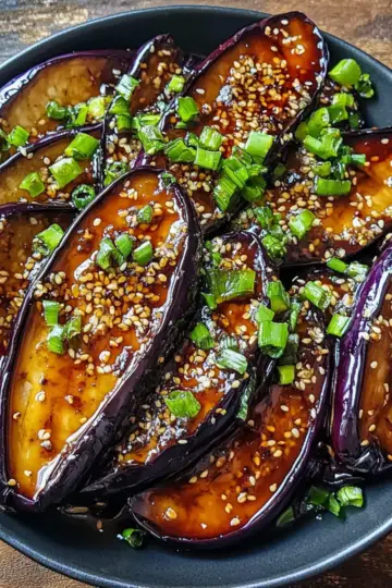 Miso Glazed Eggplant