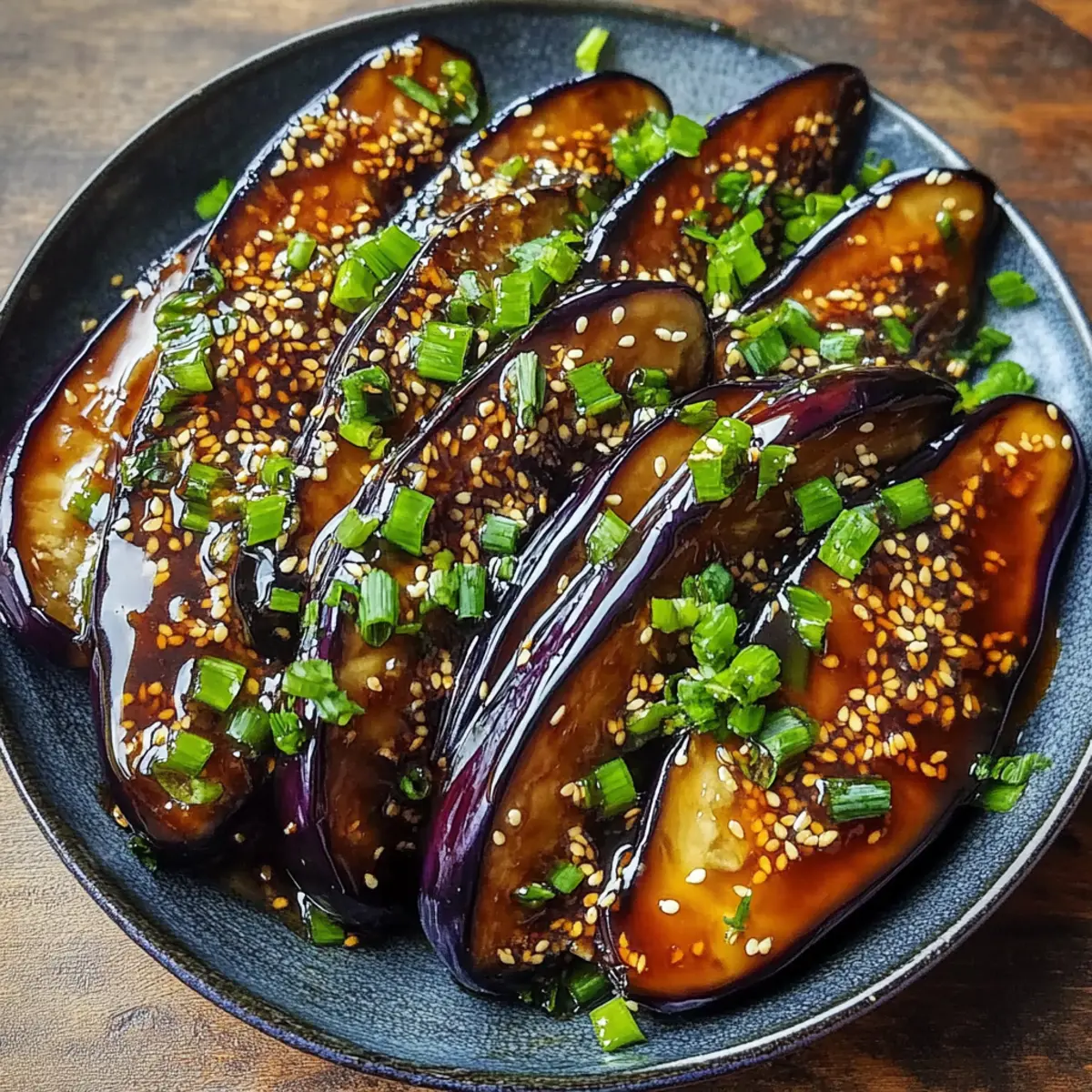 Miso Glazed Eggplant