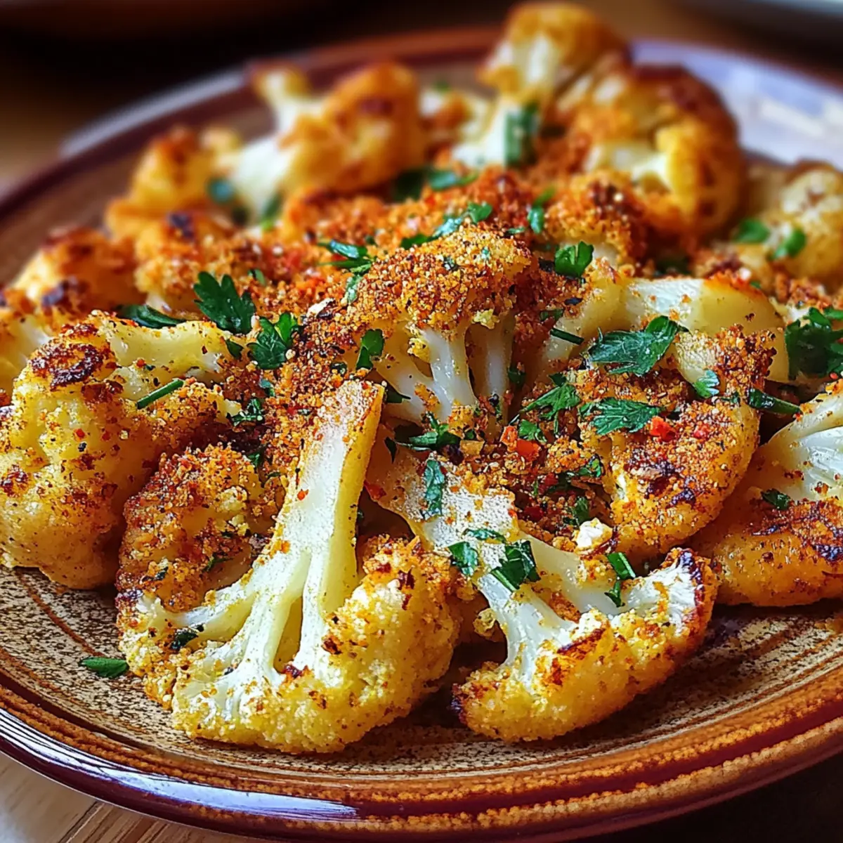 Moroccan Cauliflower with Tahini-Honey