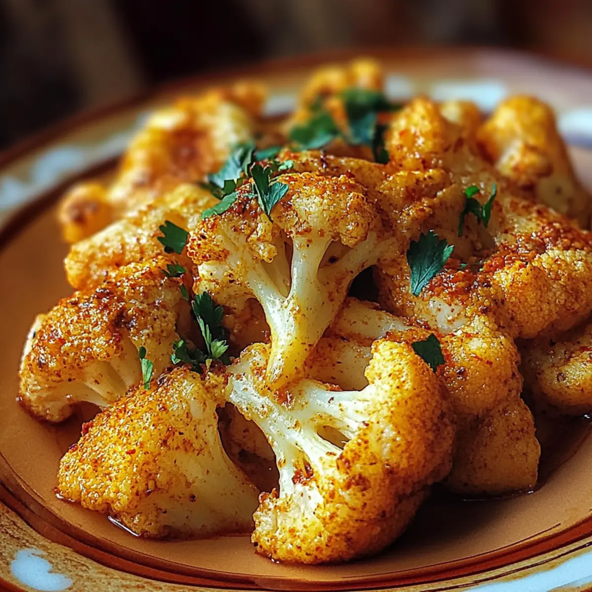 Moroccan Cauliflower with Tahini-Honey