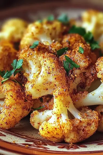 Moroccan Cauliflower with Tahini-Honey
