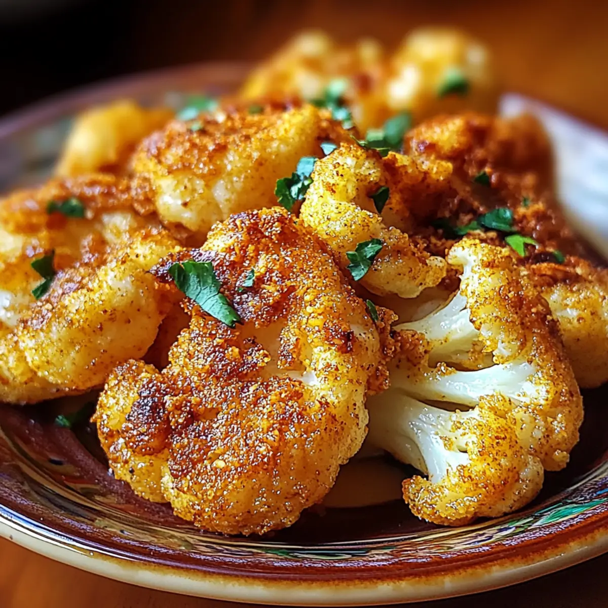 Moroccan Cauliflower with Tahini-Honey