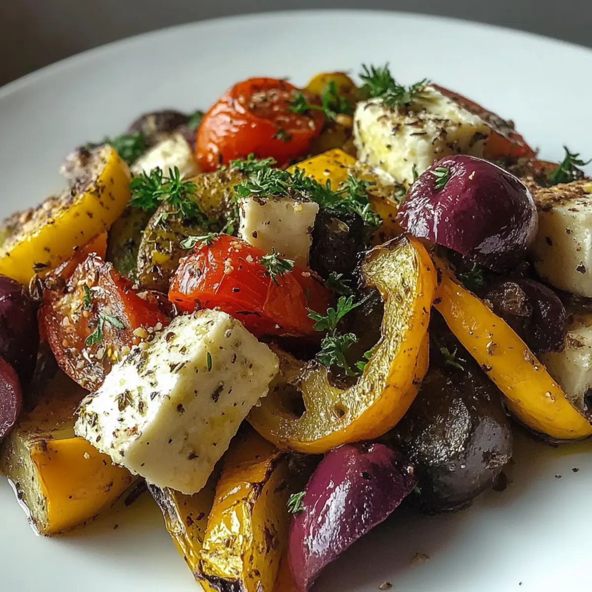 One Pan Greek Vegetables