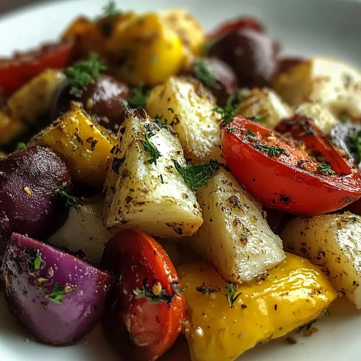 One Pan Greek Vegetables