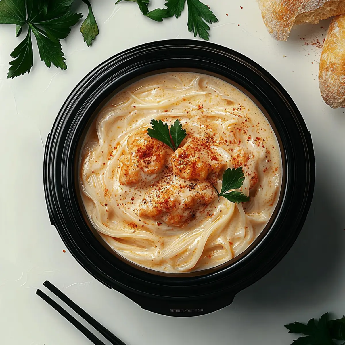 One Pot Cajun Chicken Alfredo