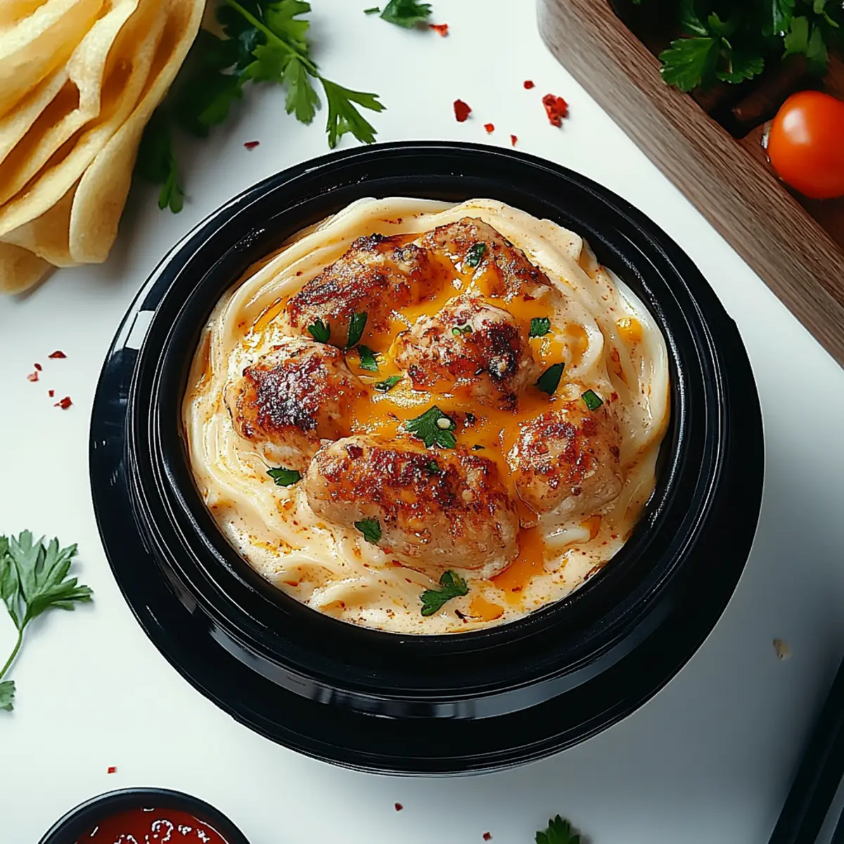 One Pot Cajun Chicken Alfredo