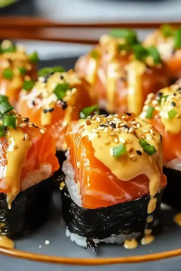 Oven-Baked Salmon Sushi Bites