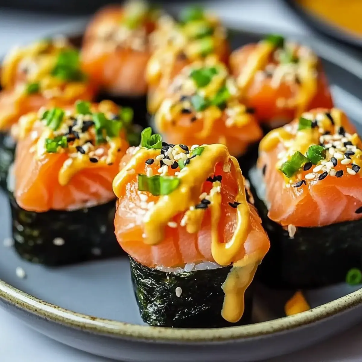 Oven-Baked Salmon Sushi Bites