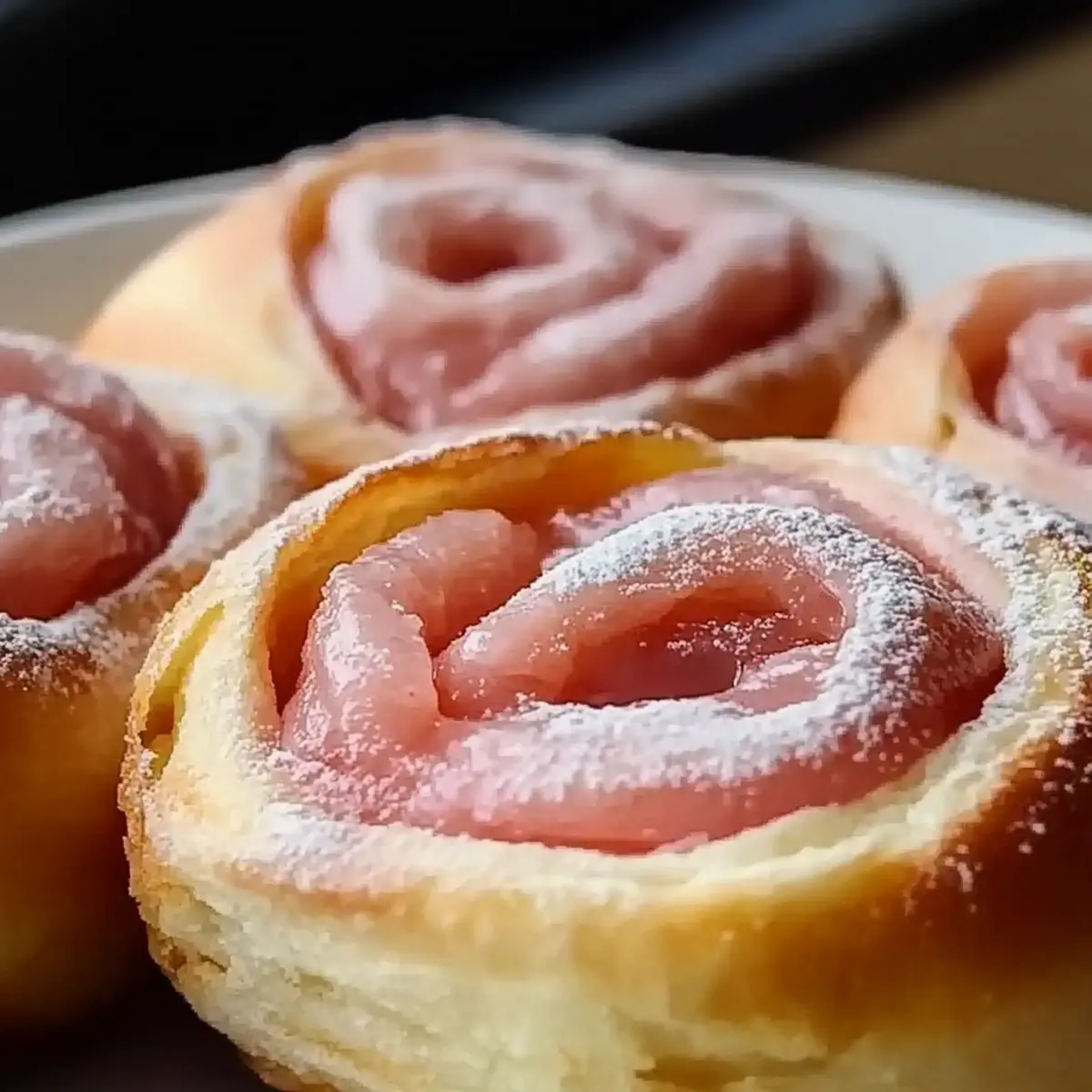 Pink Cinnamon Rolls