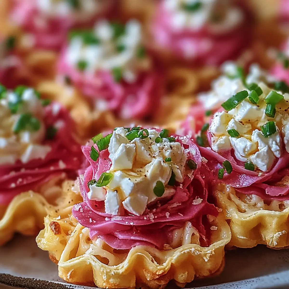 Pink Pasta Salad Cups