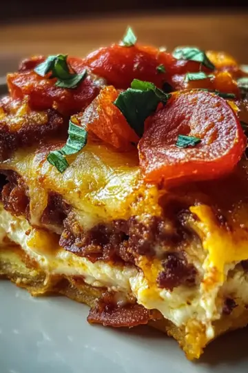 Pizza Burger Pie