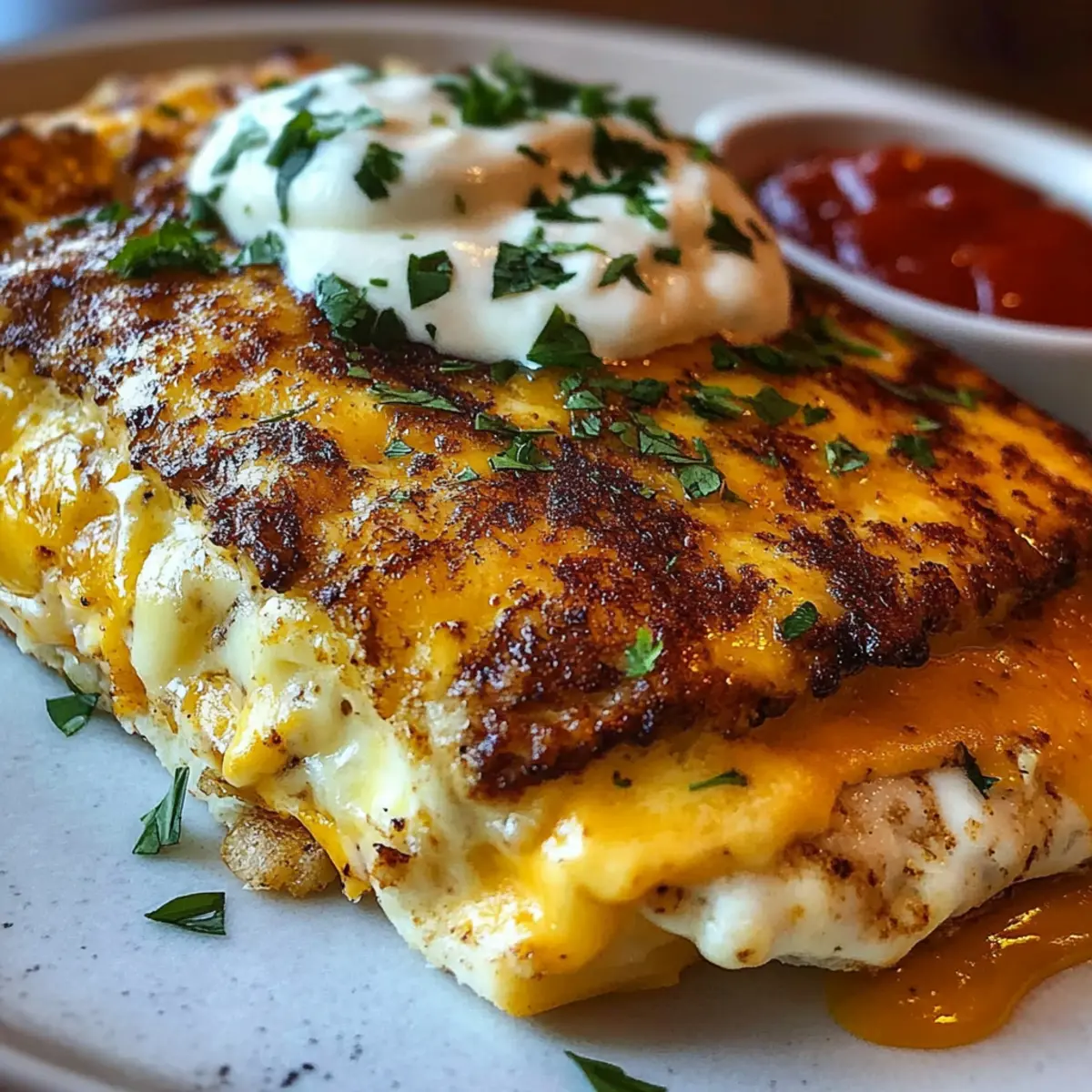 Protein Cottage Cheese Chicken Enchiladas Low Carb