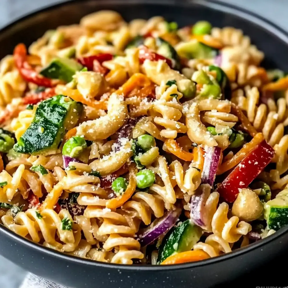 Protein Packed Thai Pasta Salad