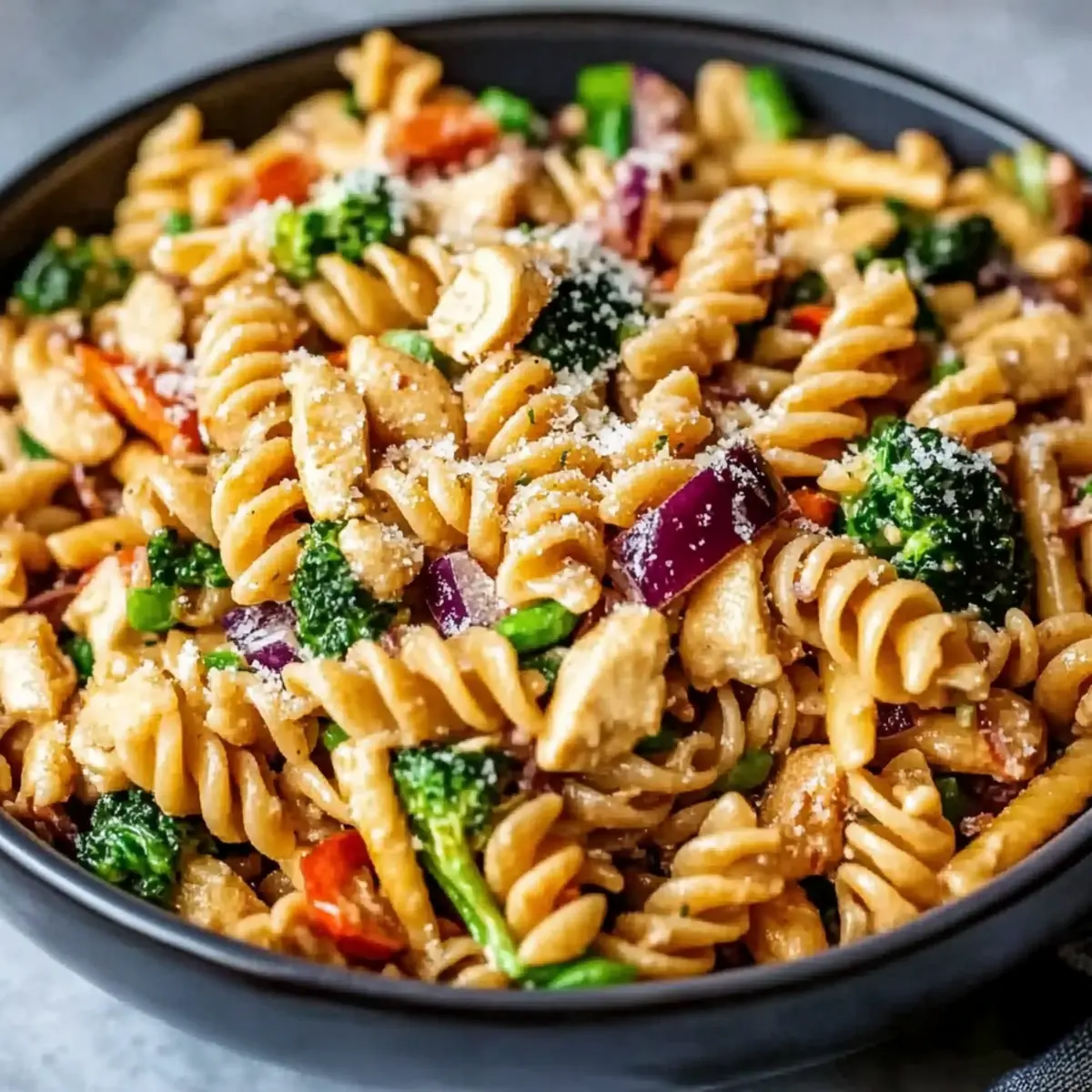 Protein Packed Thai Pasta Salad