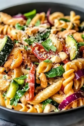Protein Packed Thai Pasta Salad