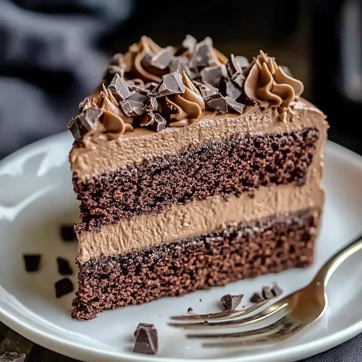 Rich Coffee Chocolate Cake