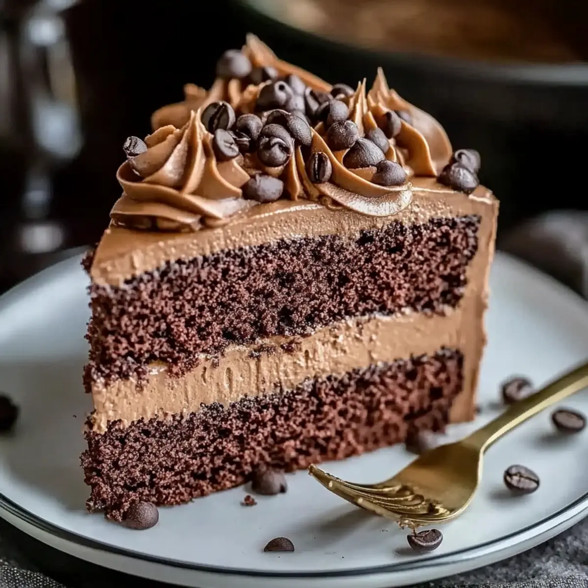Rich Coffee Chocolate Cake