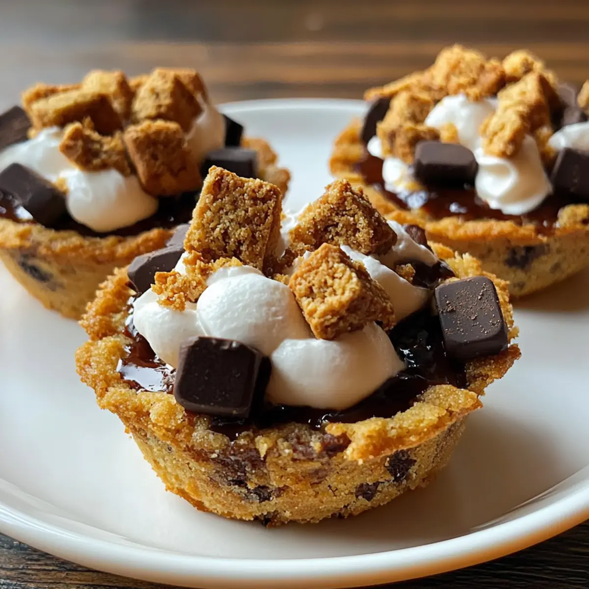 S’mores Cookie Cups